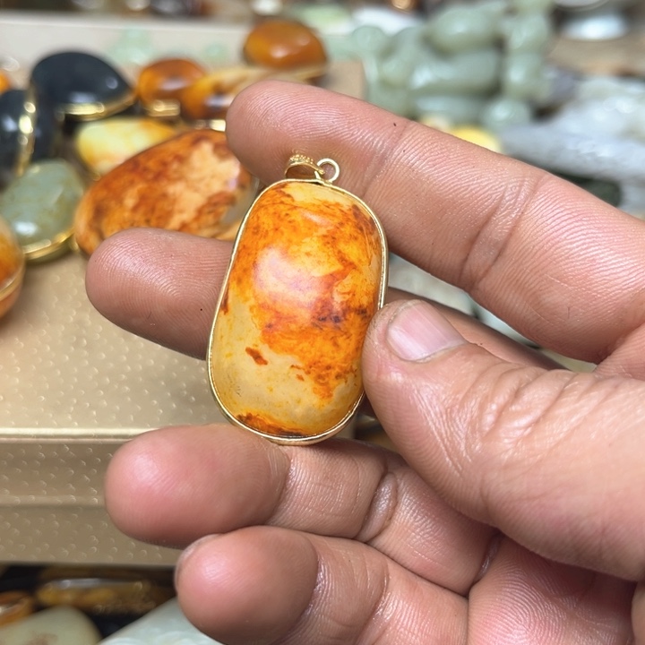 和田玉挂件未镶嵌署*