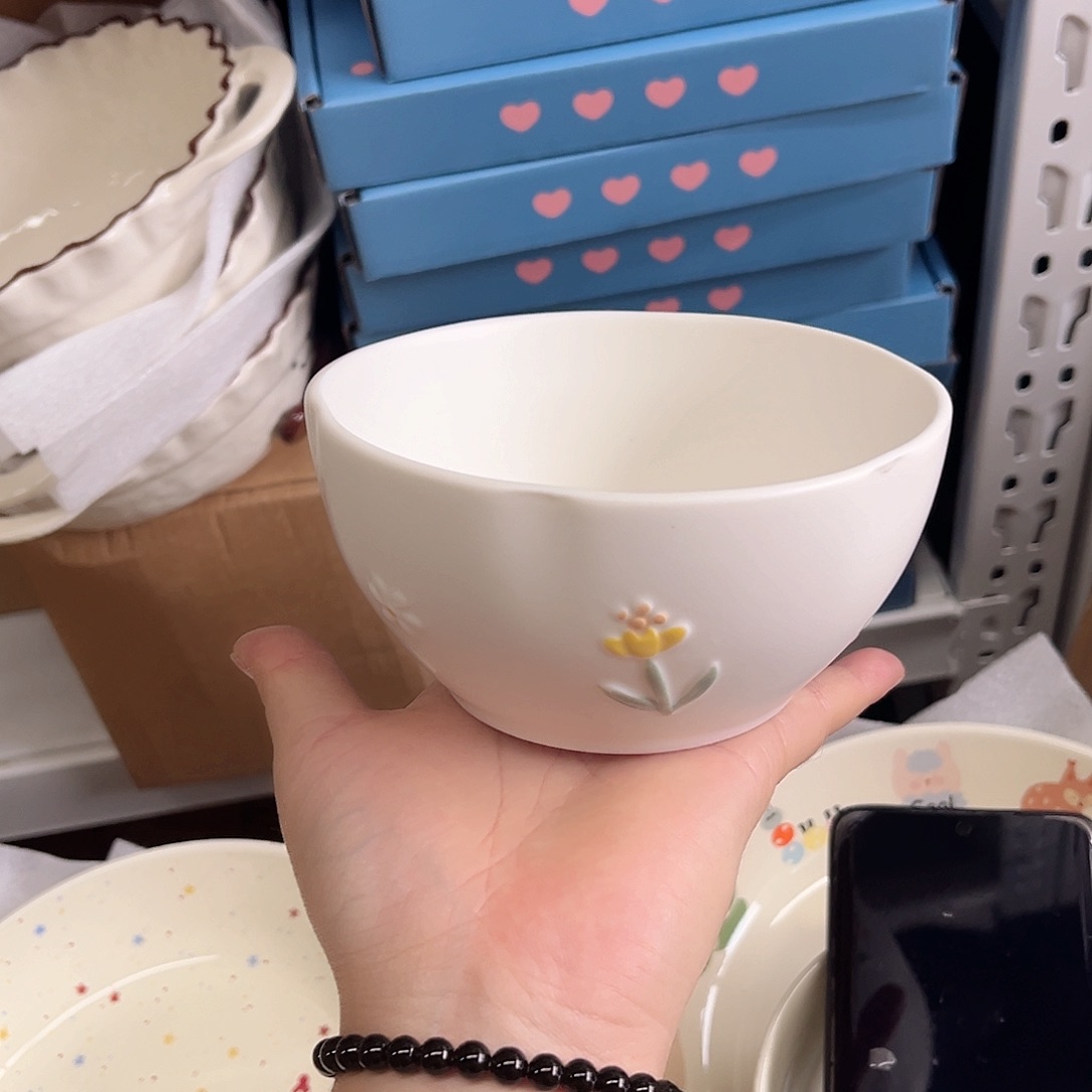 5寸米饭碗微微瑕陶瓷餐具