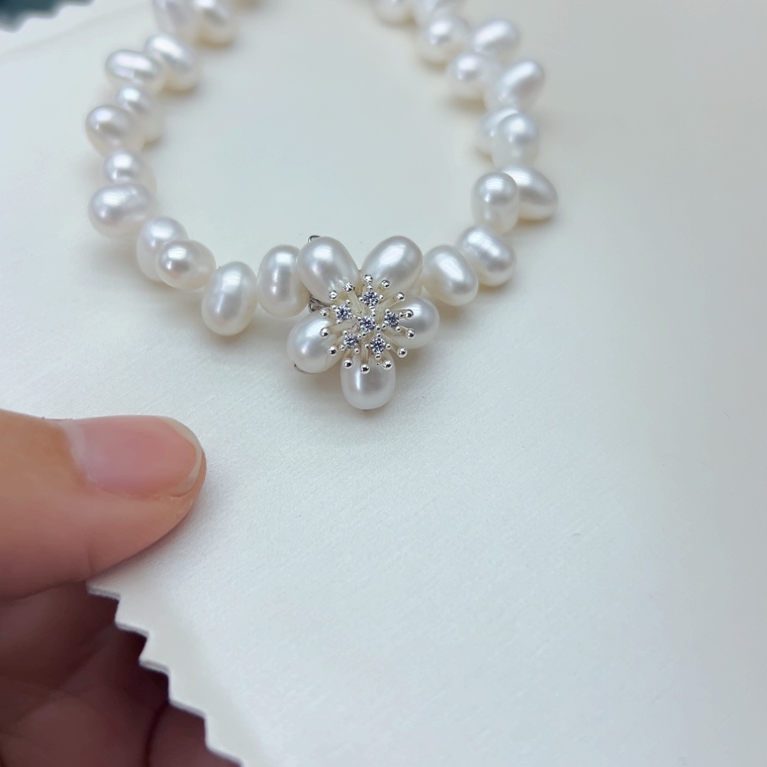 淡水珍珠珍珠 钛钢