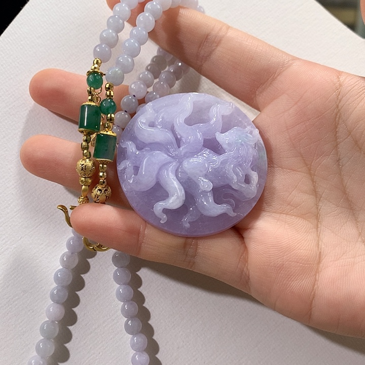 翡翠未镶嵌颈饰翡翠吊坠