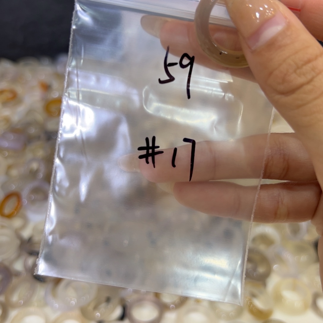 玛瑙/玉髓戒指合金59