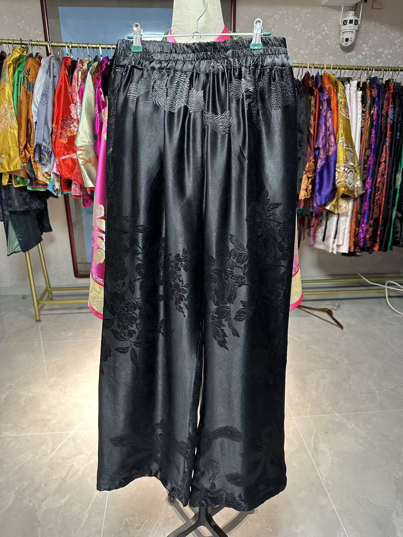 阔腿裤长裤休闲裤薄款百搭复古九分裤