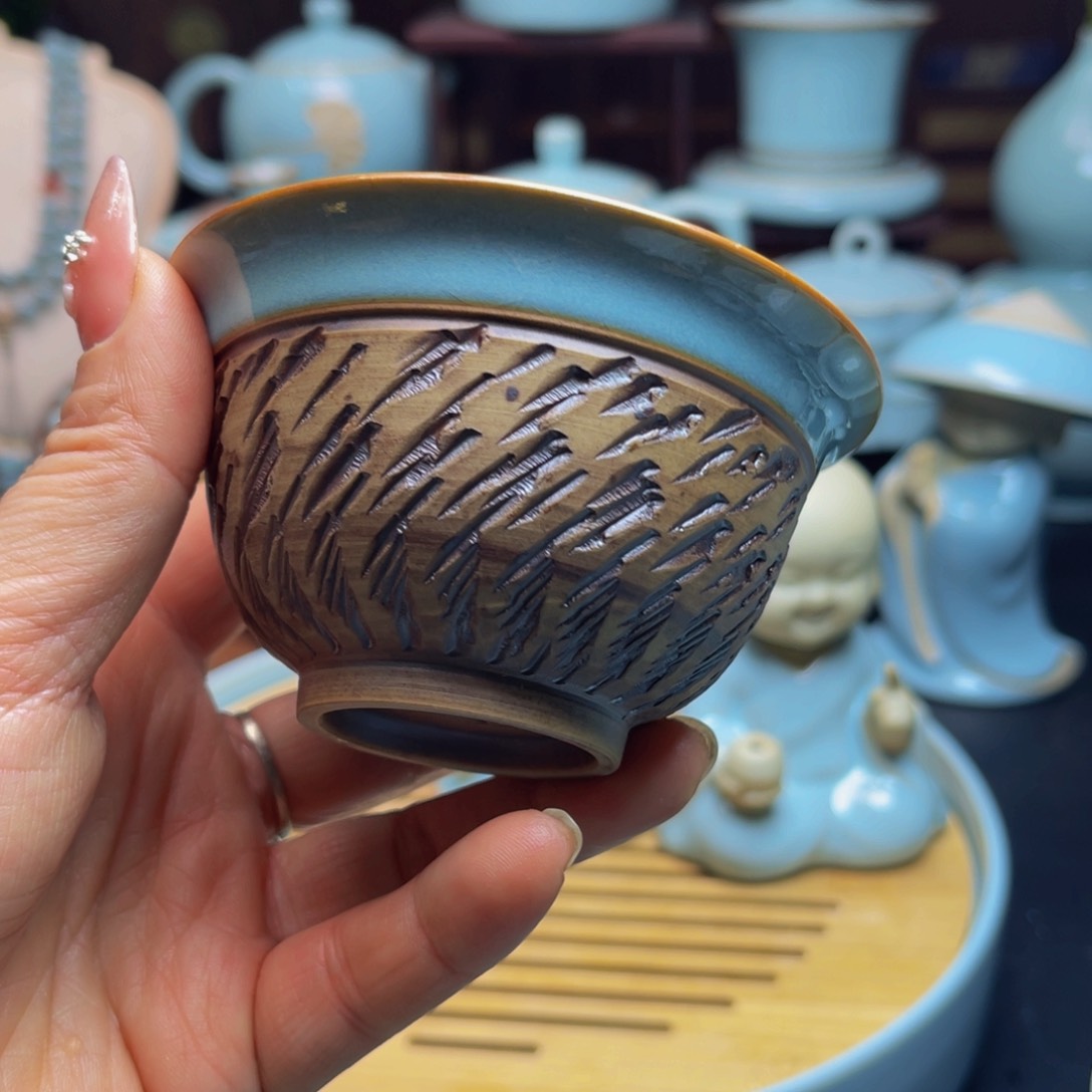 【闪购商品】摆件陶汝州单壶壶，壶，壶，杯