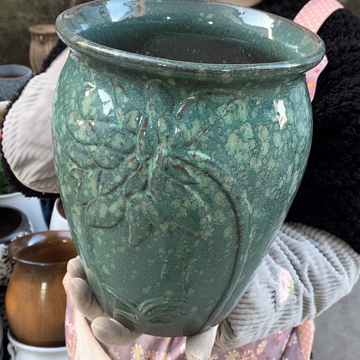 紫砂花盆正品口20高25