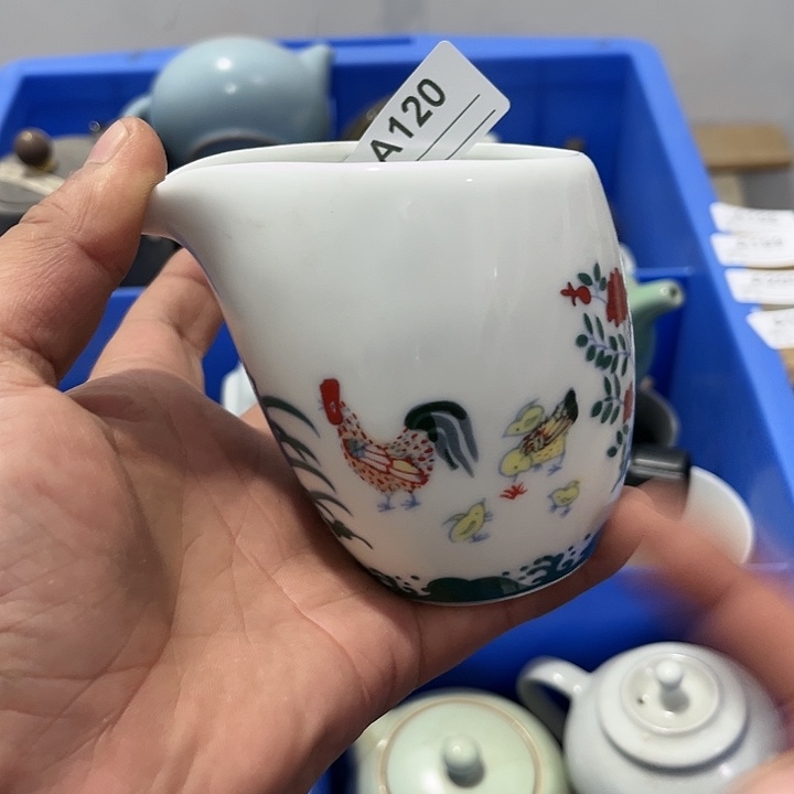 茶具默认微瑕瓷器、茶具、壶、摆件，介意勿拍 