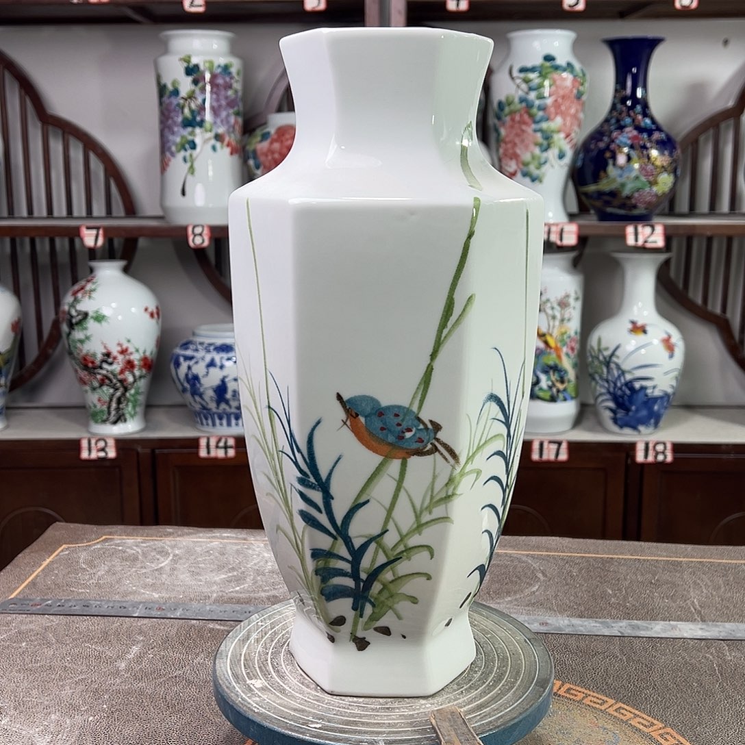 陶摆件景德镇陶瓷6竹