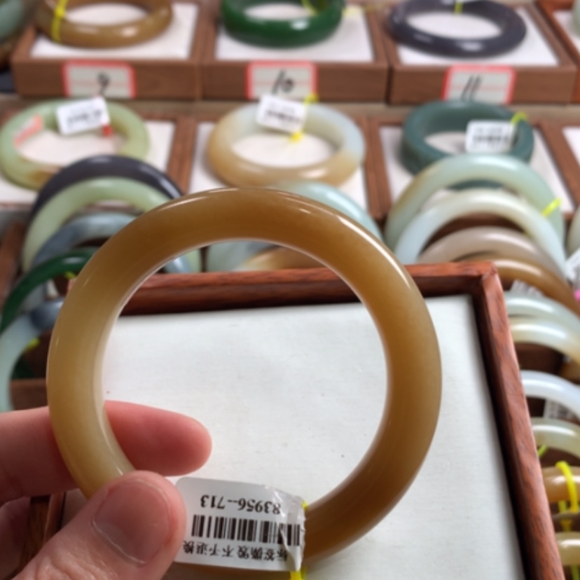 【闪购商品】和田玉手镯未镶嵌52.6