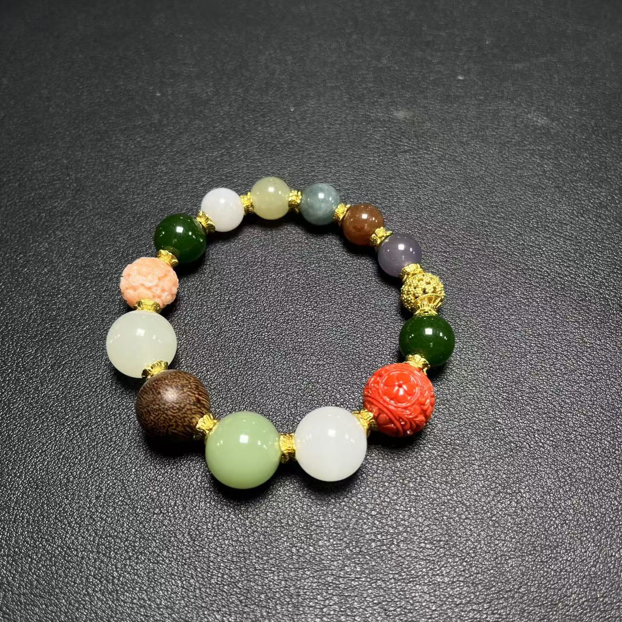 《边境高订》玉髓多宝单圈手串A56