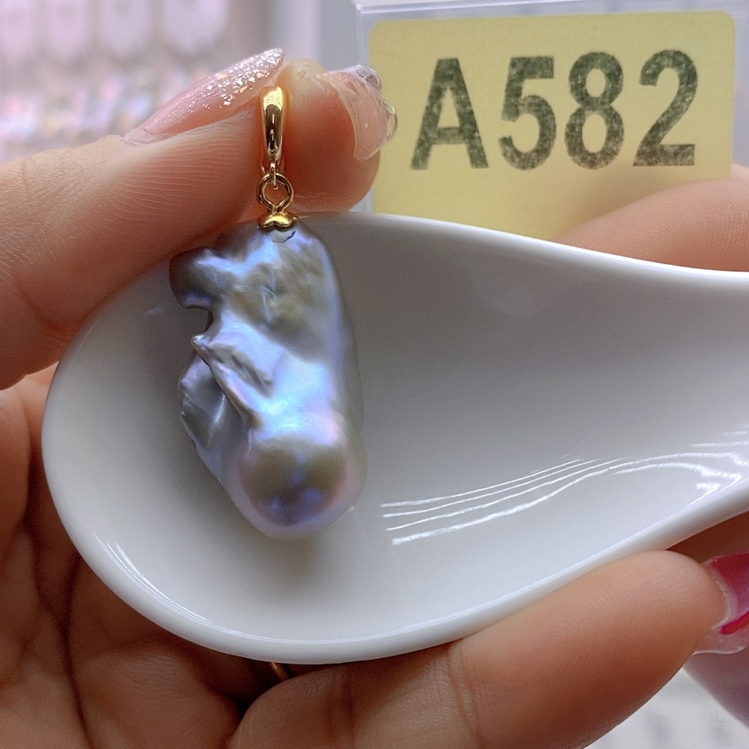 淡水珍珠颈饰银S925镶嵌