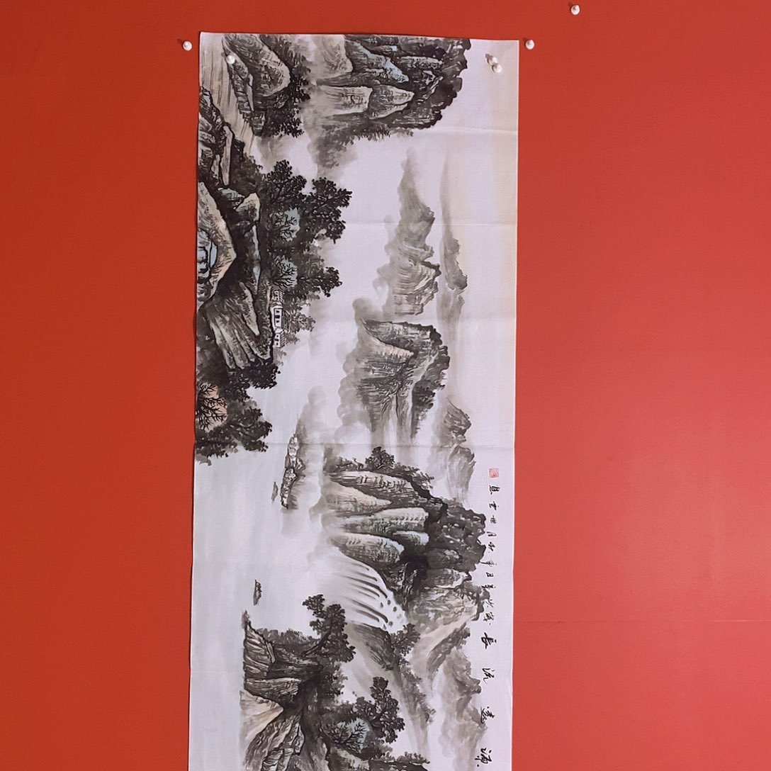 国画山水花鸟国画作品