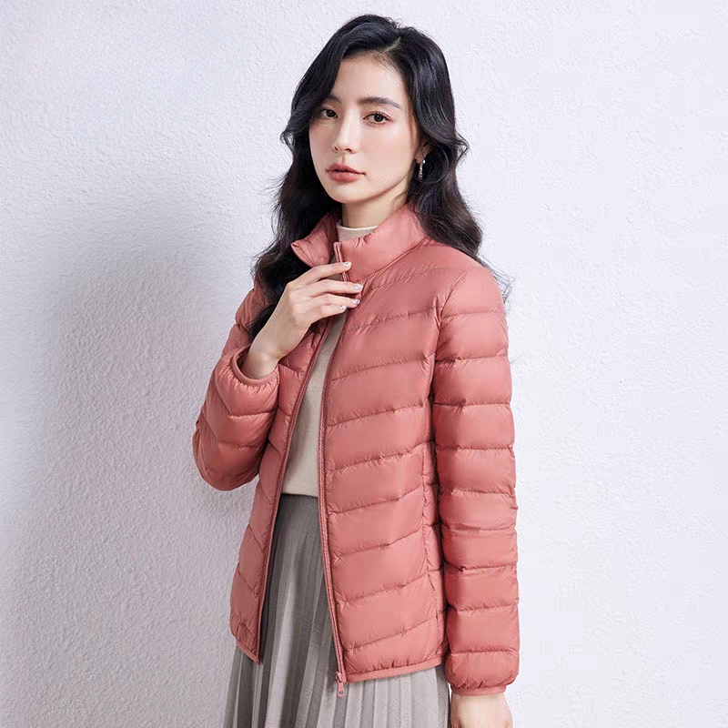 132女士保暖羽绒服休闲百搭时尚简约舒适潮流羽绒服外套