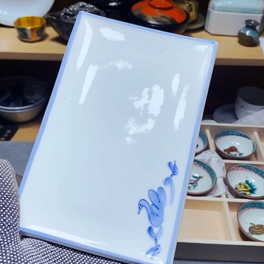 瓷片新年快乐。万事如意