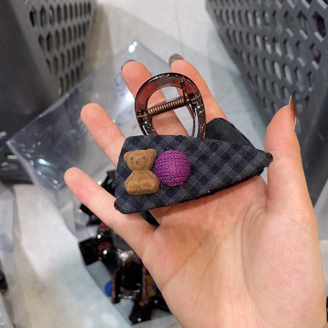 非金属蓝格小熊9抓