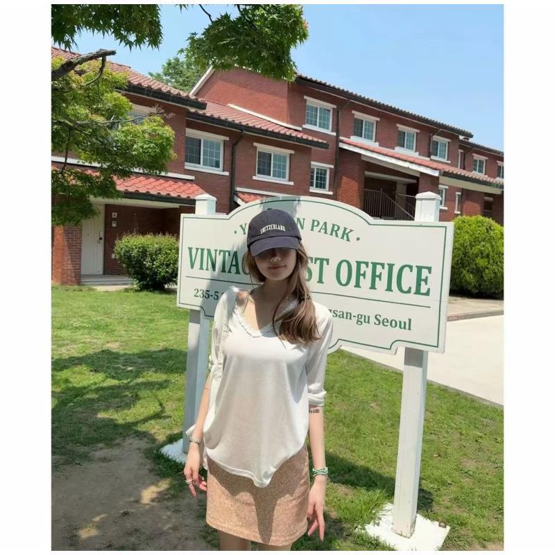 【冰爽】白色长袖打底衫上衣5286- 710