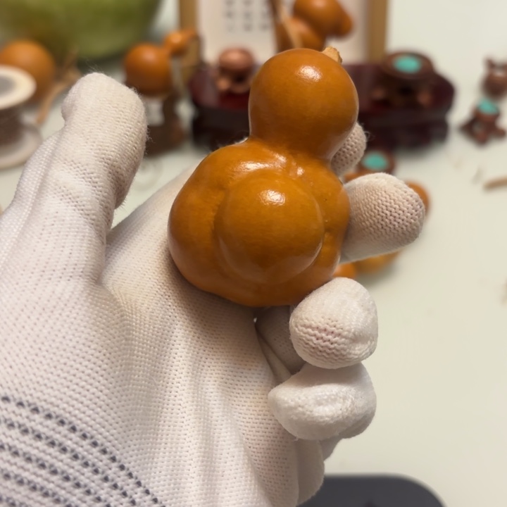 小***儿天然手捻老皮葫芦