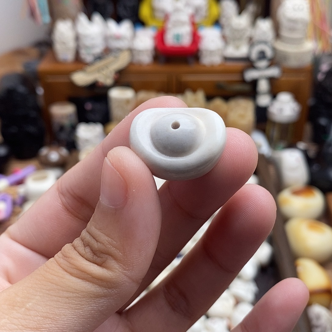 鹿骨把件c20鹿角元宝