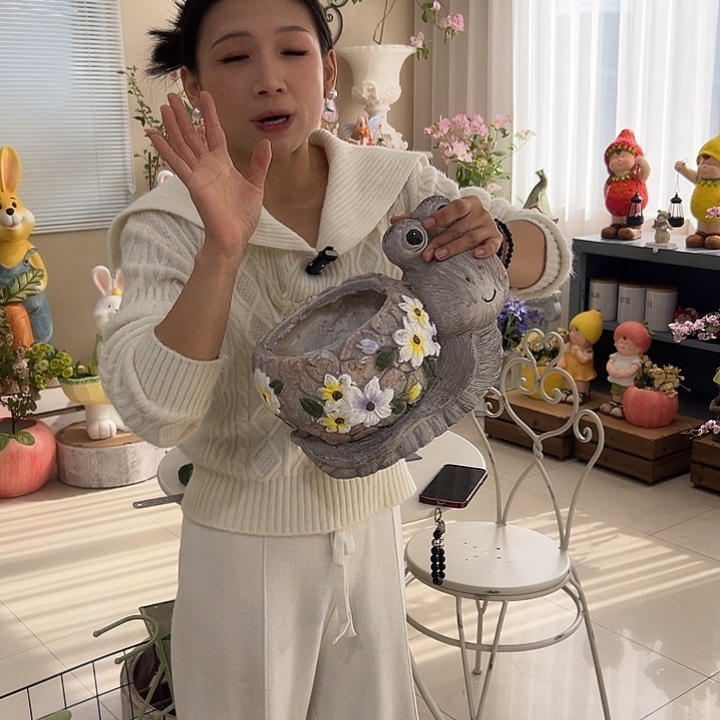 花园摆件红红火火