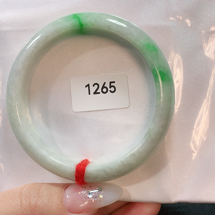 翡翠手镯未镶嵌天然翡翠手镯56