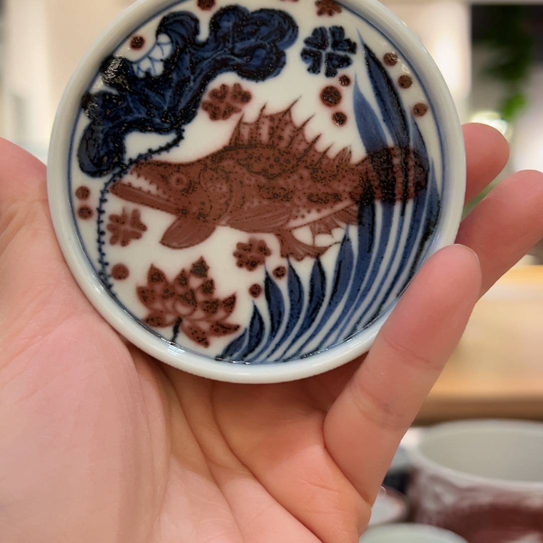 元青拙手原矿青花釉里红