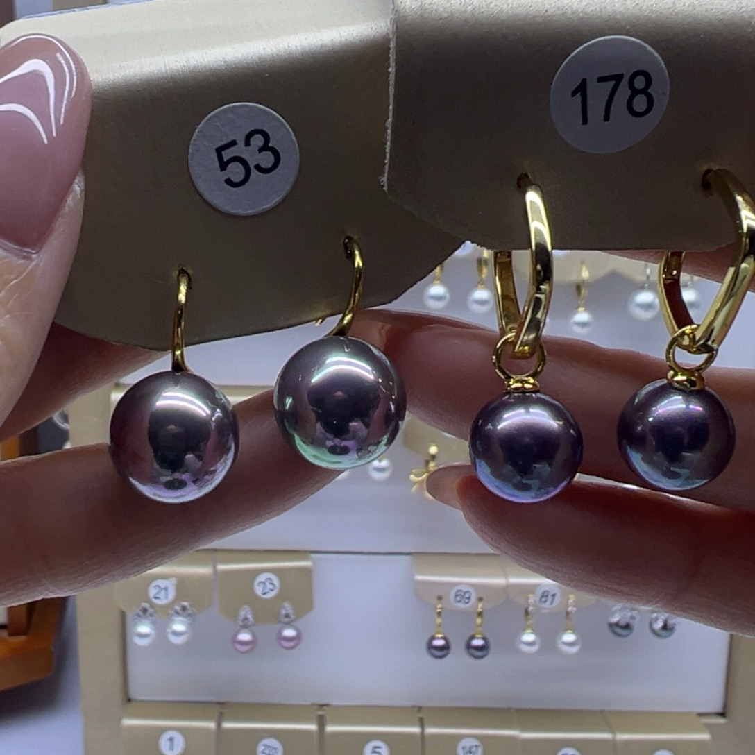 淡水珍珠未镶嵌耳饰