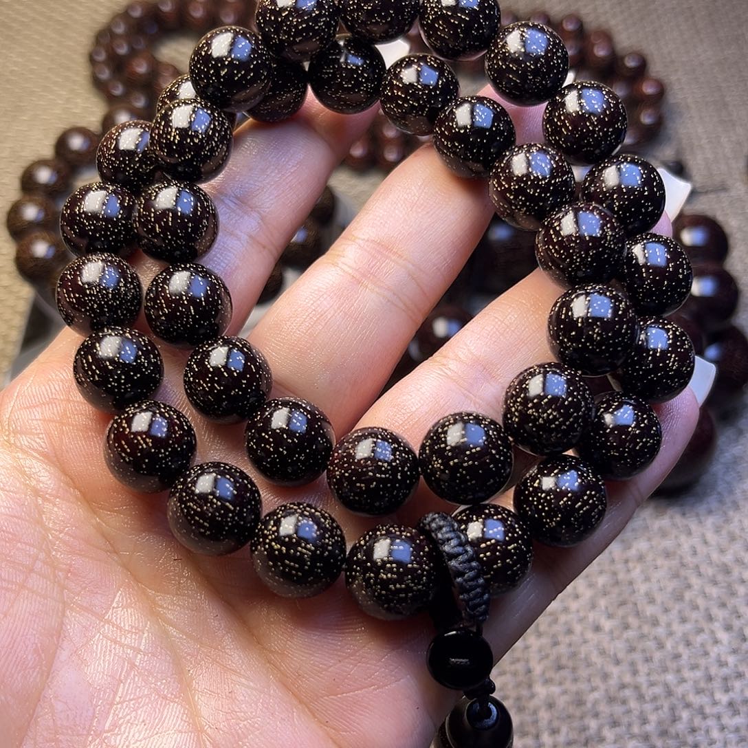 葛***乔檀香紫檀（小叶紫檀）1.2 36颗爆星