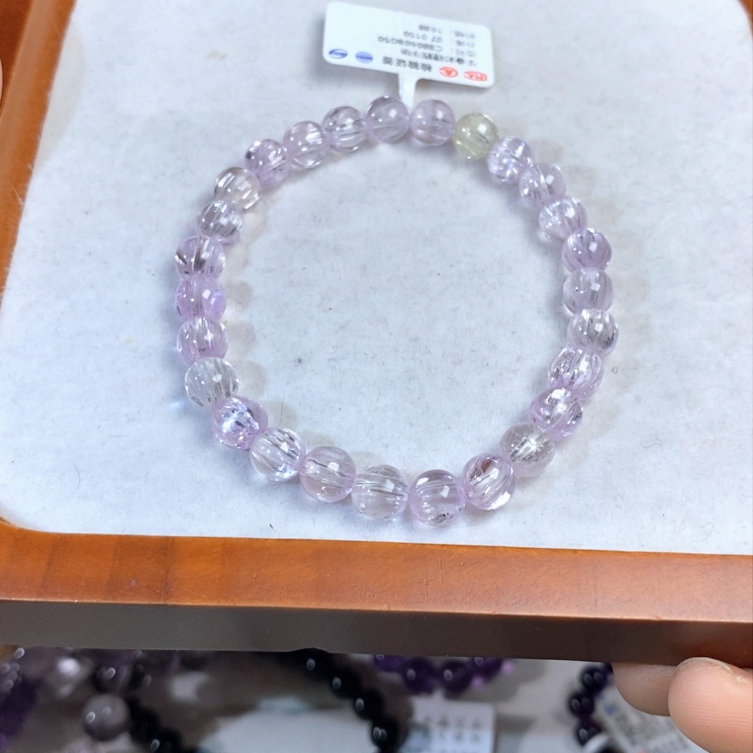 【闪购商品】水晶手链未镶嵌彩锂辉7mm