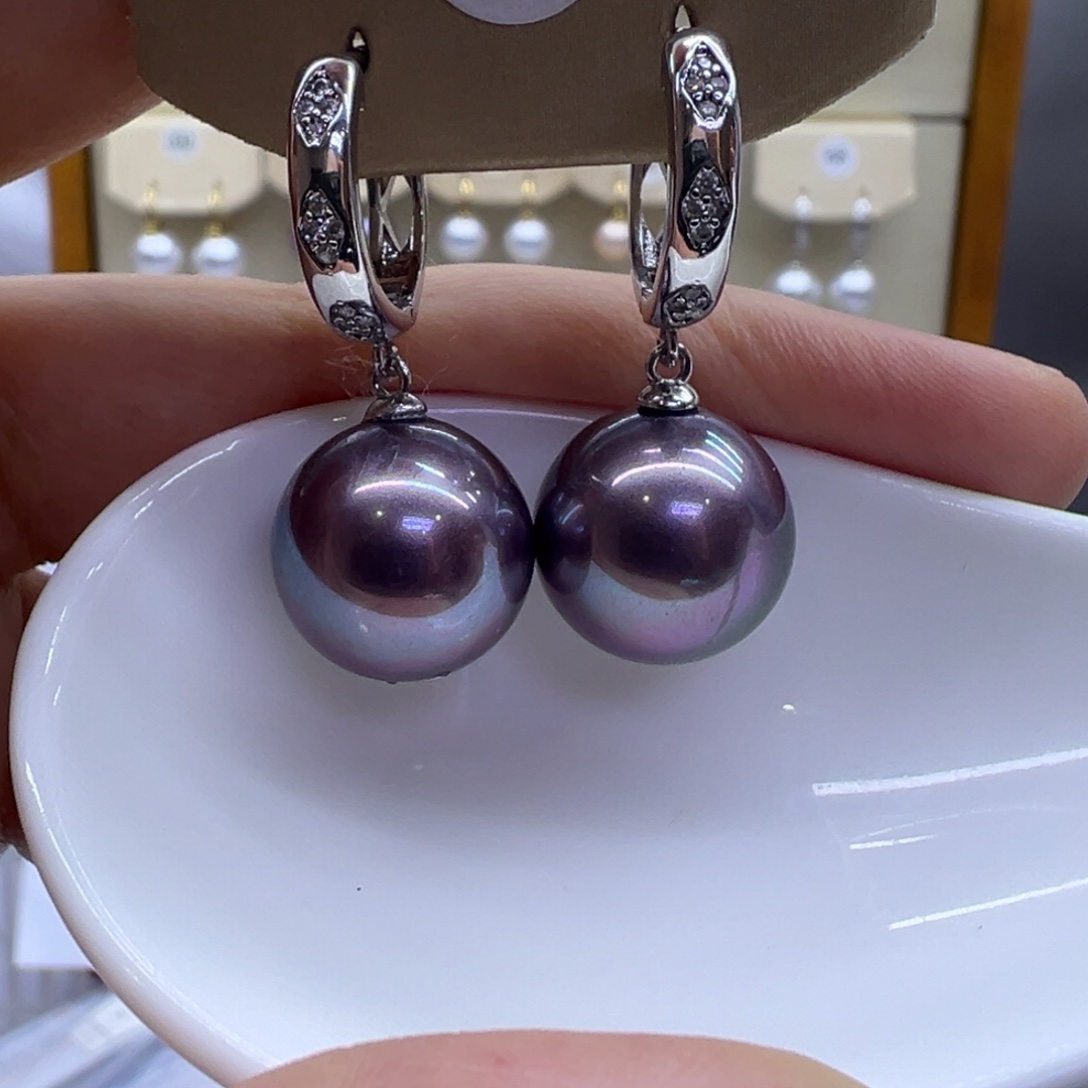 未镶嵌淡水珍珠耳饰