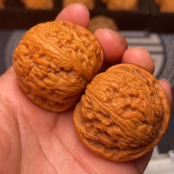 文玩核桃把件秦岭核桃7
