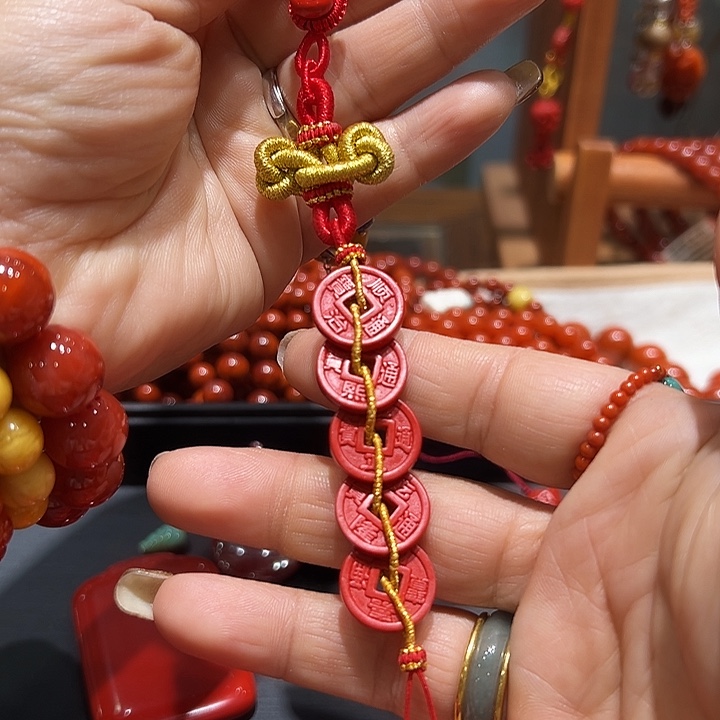 天然辰砂精工制作五帝红砂