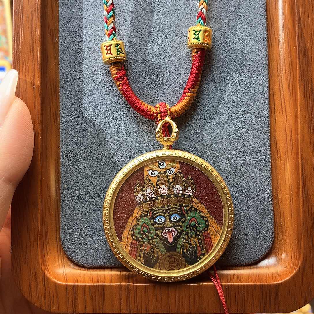 吊坠般若唐卡非遗传承