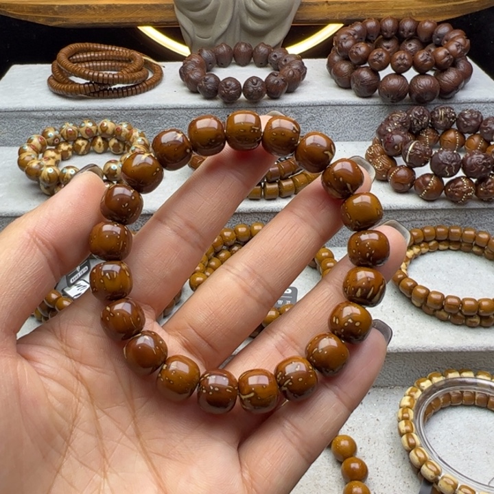 紫金鼠手串实心花鼠11—5