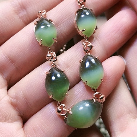 和田玉挂件银S925镶嵌