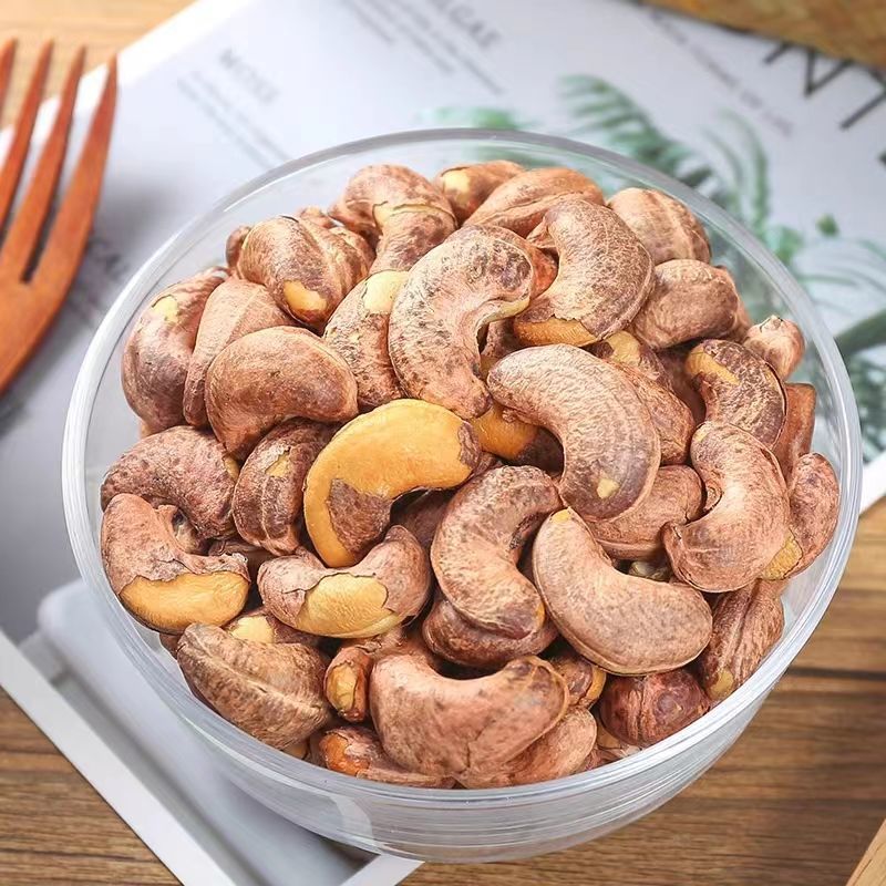 带皮紫衣腰果仁大颗粒坚果零食解馋