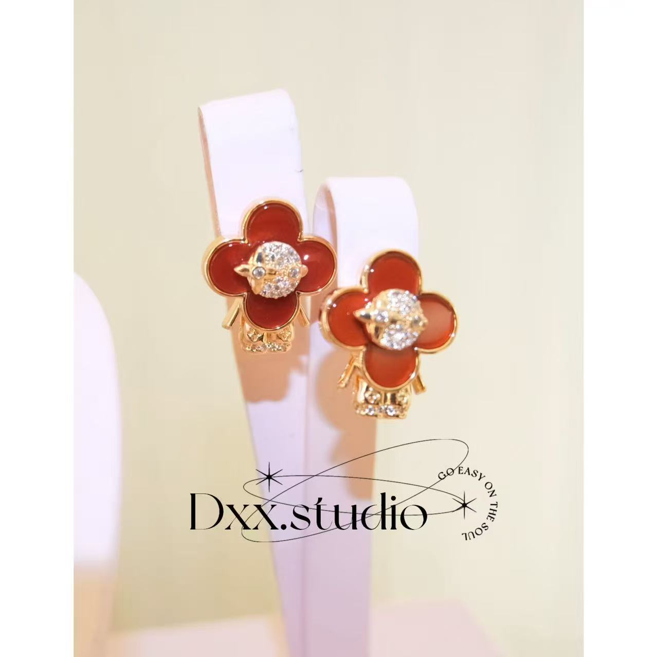 铜合金锆石耳饰 小众设计百搭ins耳饰51587