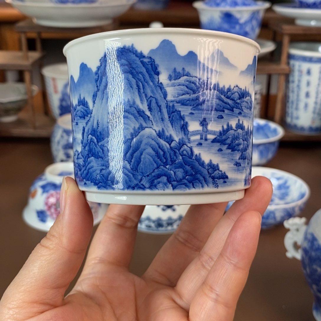 景德镇陶瓷手工手绘