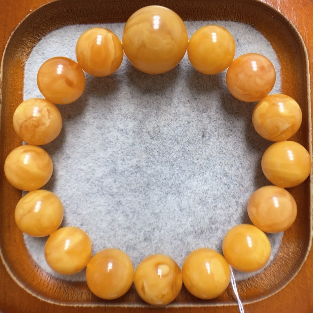 蜜蜡手串未镶嵌蜜蜡手串