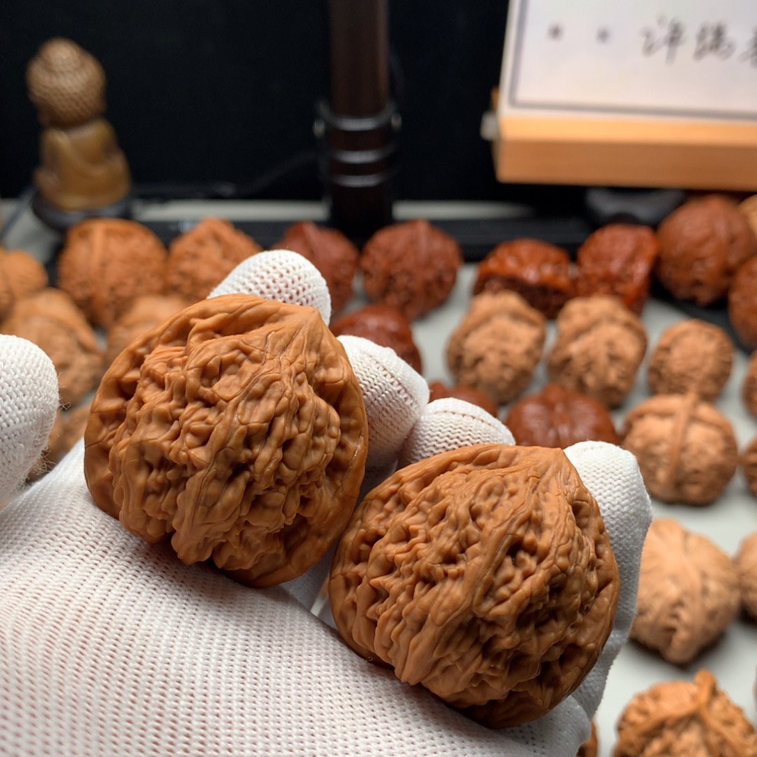 文玩核桃把件蓟县虎头王