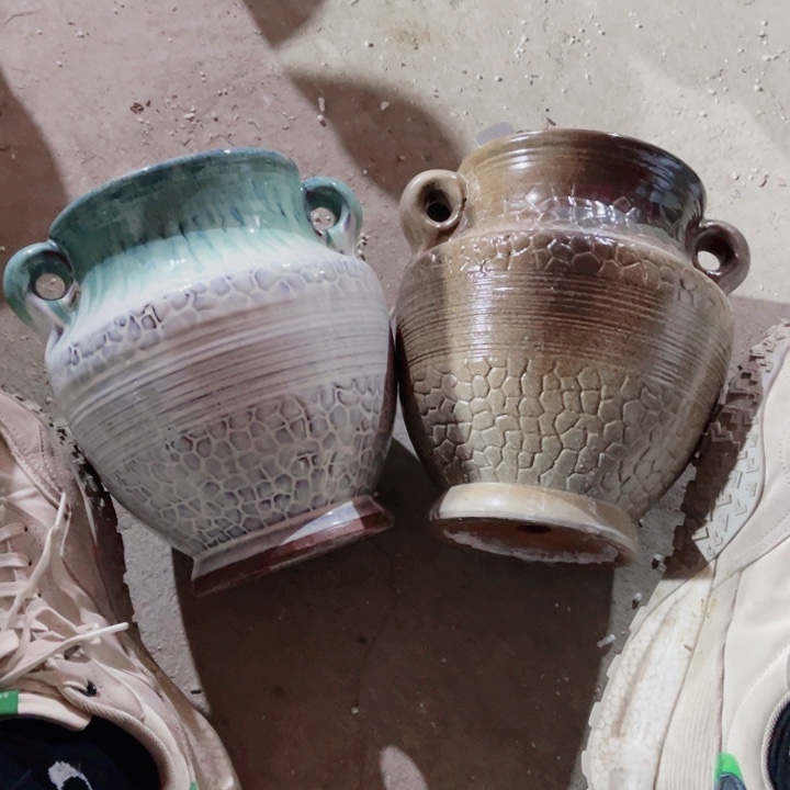 紫砂口径14高度21两只