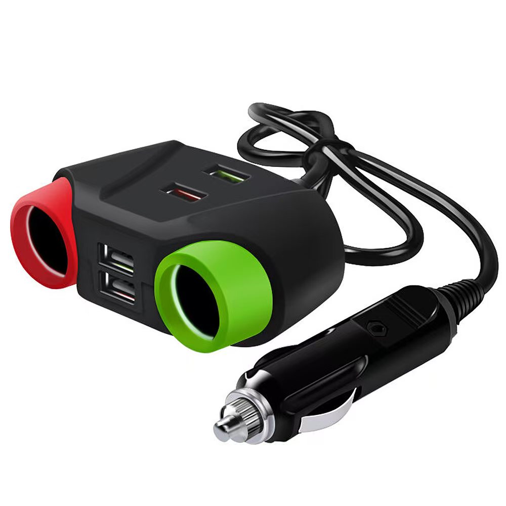 99新  车充点烟器 usb车充 2.4A