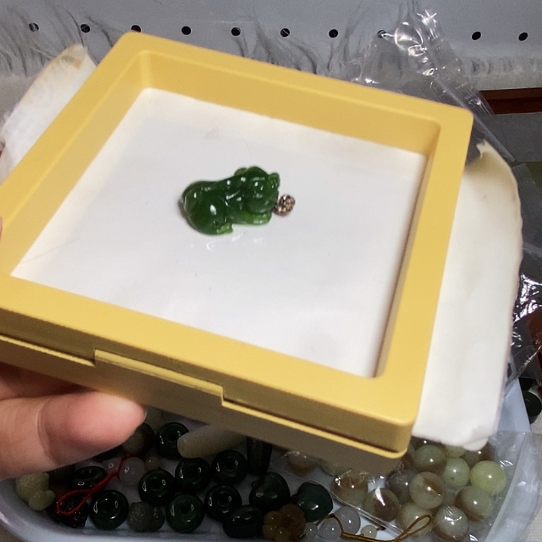 和田玉未镶嵌手链微瑕非假不退不换