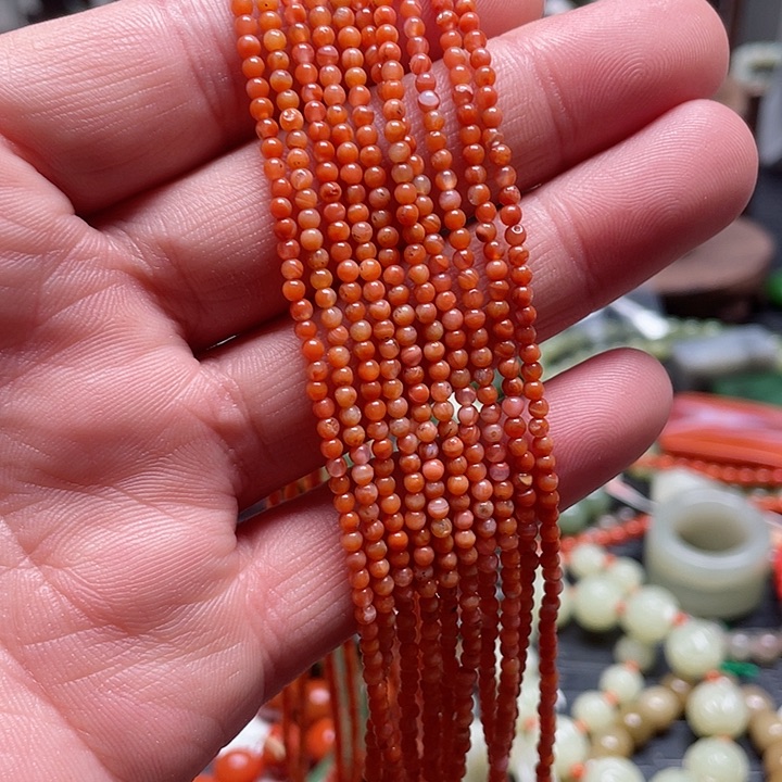 南红玛瑙颈饰未镶嵌