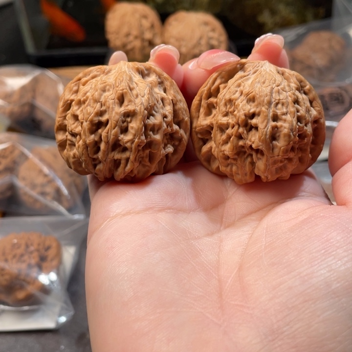 文玩核桃吊坠41磨盘