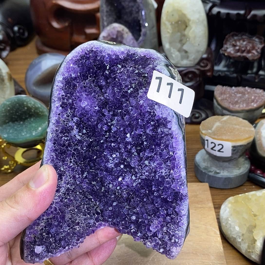 紫晶摆件未镶嵌摆件