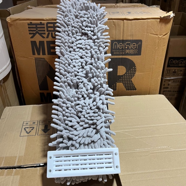 666雪尼尔免手洗懒人拖把平板拖把扫灰两用除尘天花板145*12*45cm