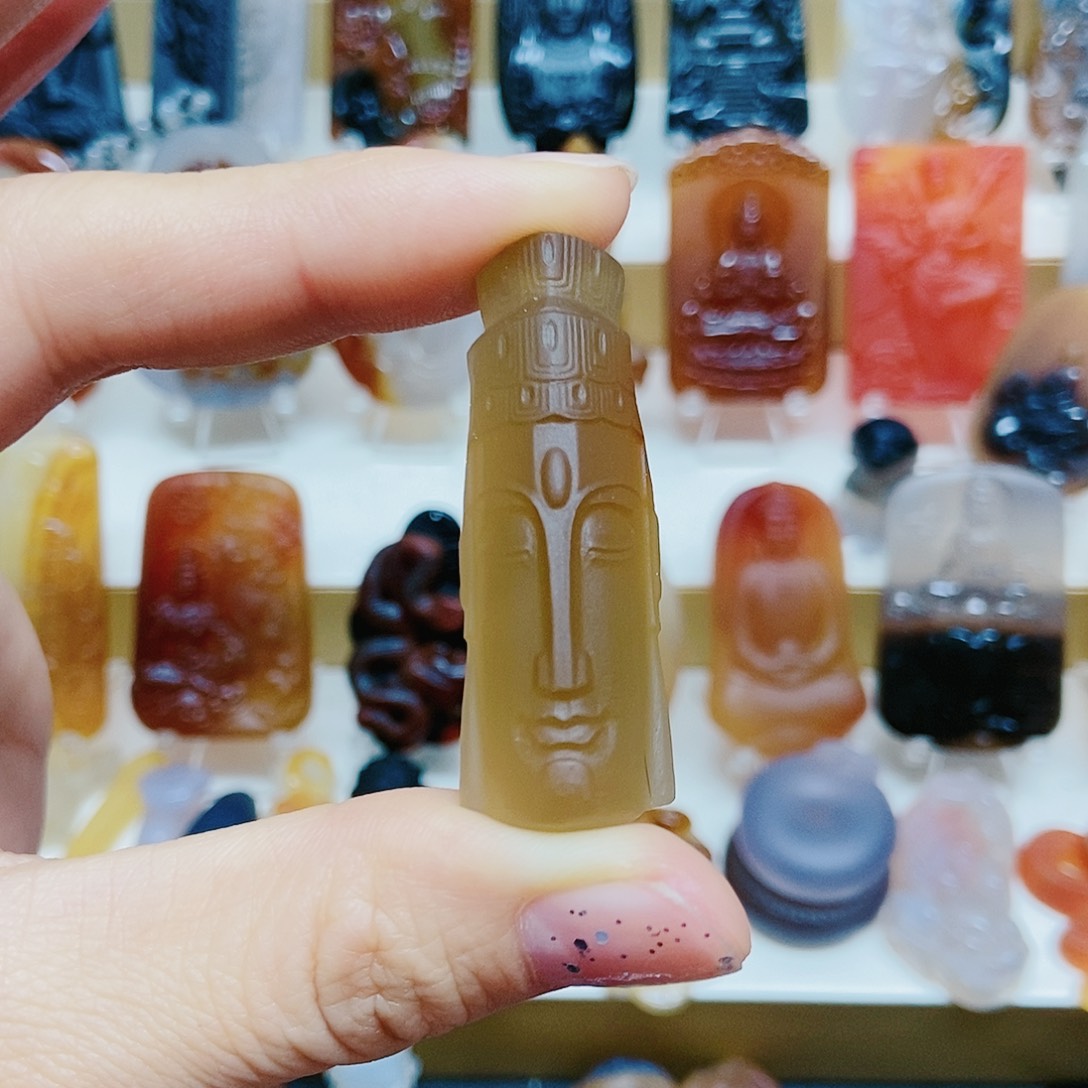 玛瑙/玉髓颈饰未镶嵌夏**花