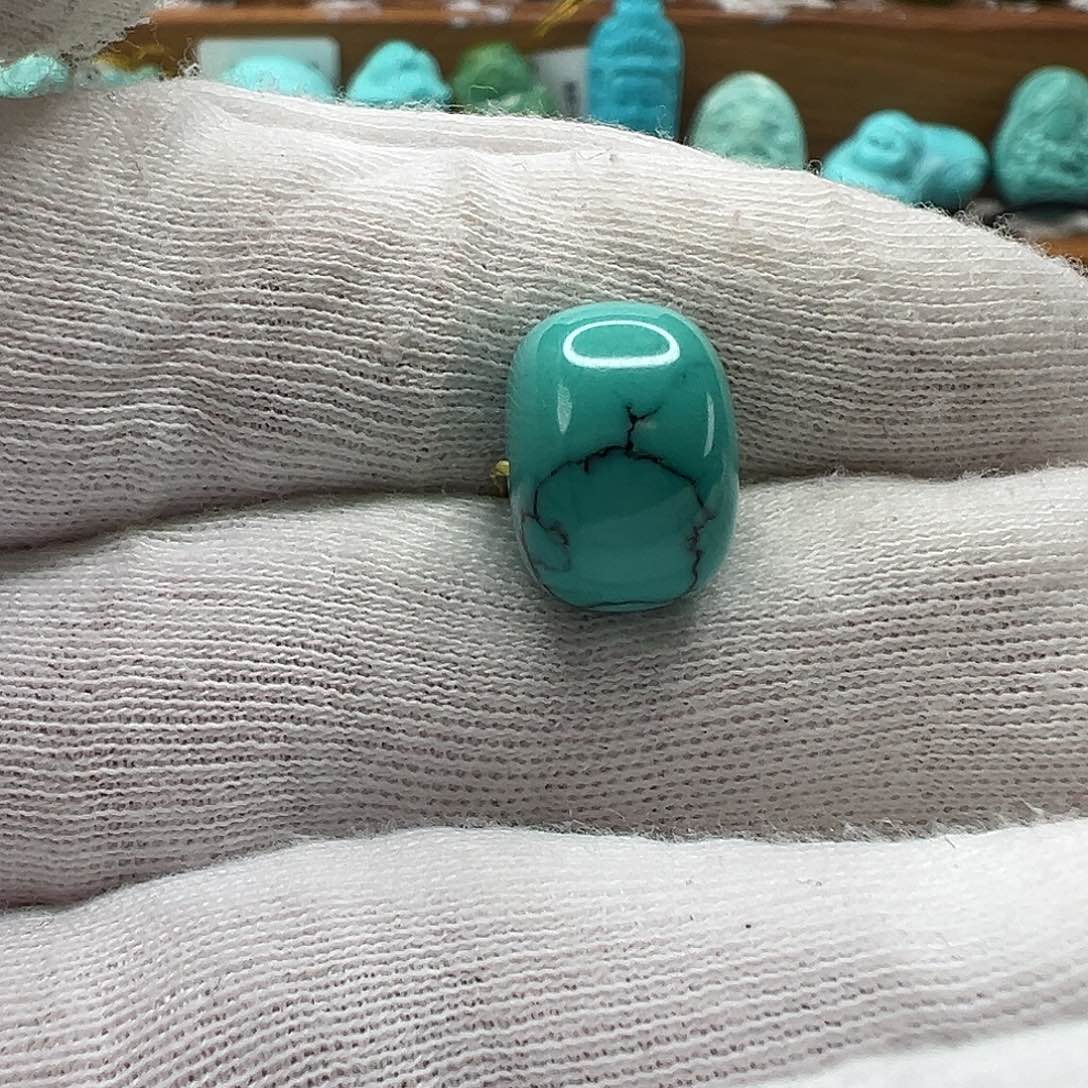 绿松石老型珠 未镶嵌