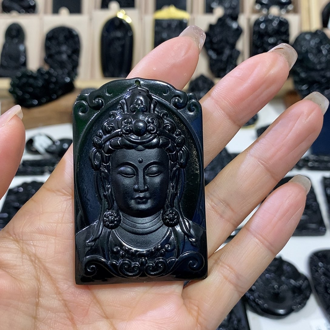 A***缘岫玉未镶嵌天然岫玉蛇纹石玉颈饰