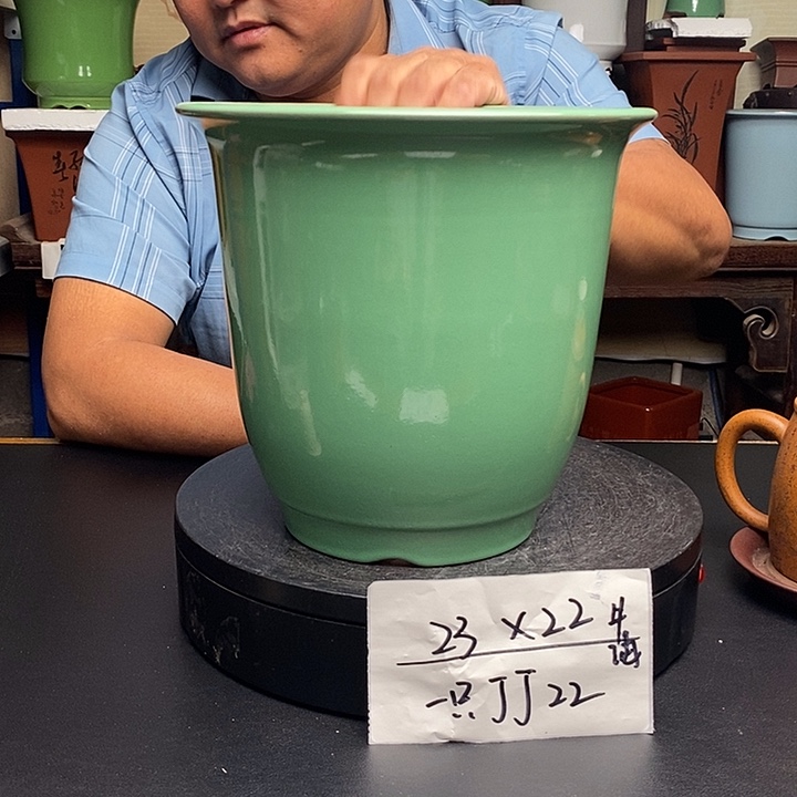 紫砂花盆货号一只JJ22