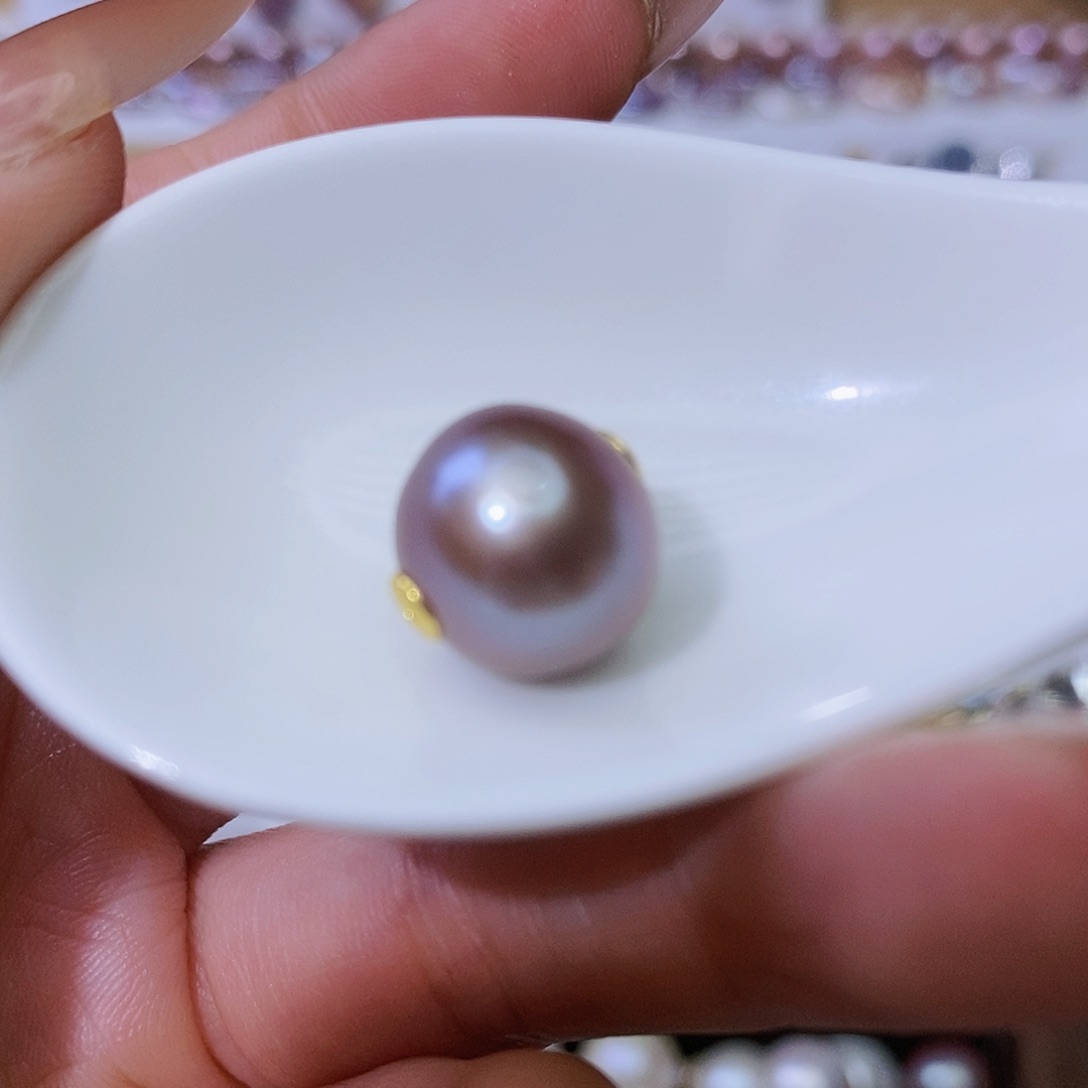 淡水珍珠颈饰银S925镶嵌