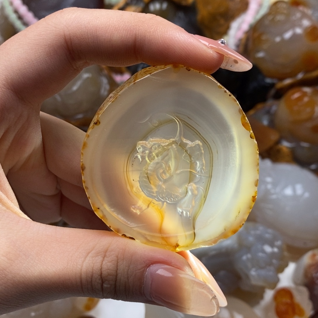 玛瑙/玉髓未镶嵌颈饰